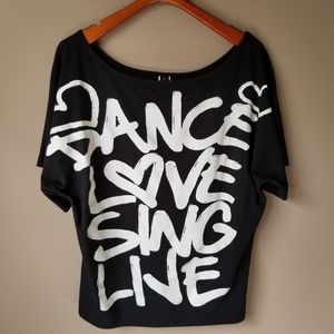 Urban | Graphic T, Dance Love Sing Live Size L